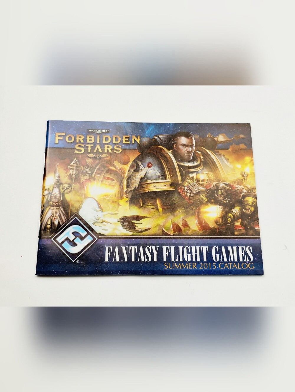 Fantasy Flight Games Summer 2015 Catalog Warhammer 40k Forbidden Stars FFG OOP